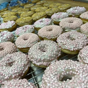 a variety of doughnuts