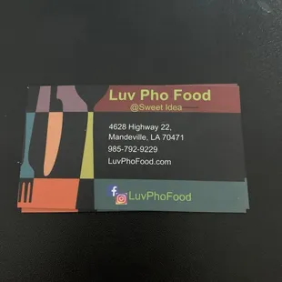 Business card
