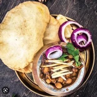 Gabbar style sholay bhature
