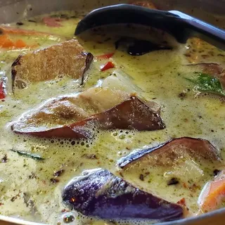 8.Eggplant Green Curry & Roti