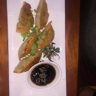 Pan Fried Vegan Dumplings