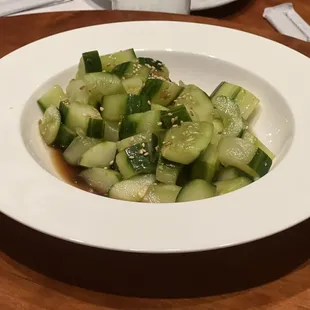 Smashed Cucumbers