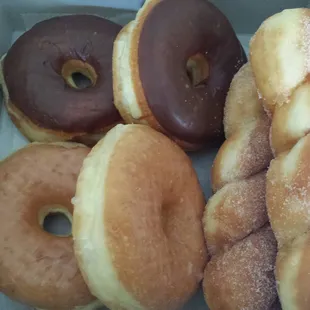 a variety of doughnuts