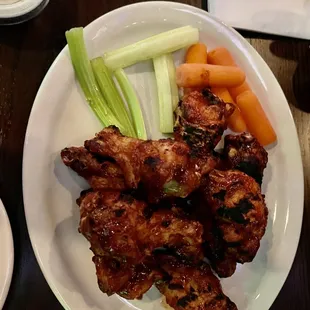 Traditional spicy bbq wings