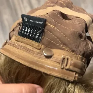 Security tag on weave