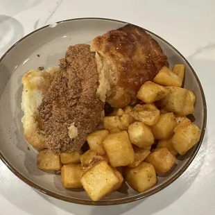 Hot honey chicken biscuit combo