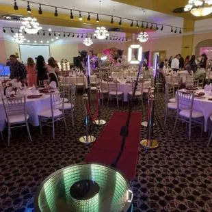 Beautiful set up at a Quince in Stockton.