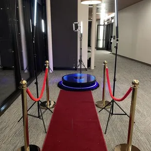 Red carpet set up for a Debut in Elk Grove!