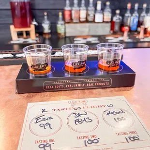 four glasses of alcohol