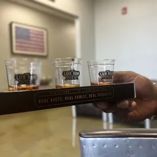 It's 5PM somewhere, but it's FLIGHT TIME here at Lux Row!