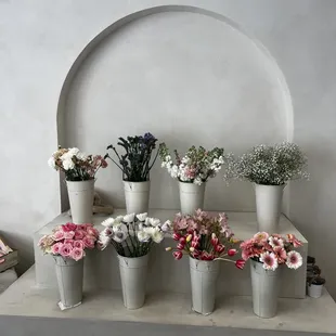 bridal shower build your own bouquet