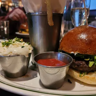 Lamb burger