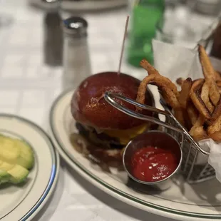 French Fries Burger