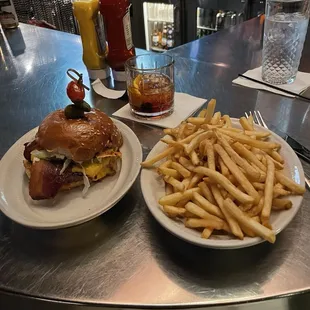 Luxe Burger with bacon
