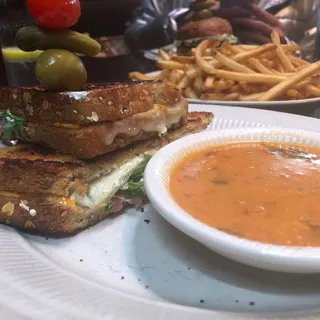 Grilled Cheese and Tomato Soup