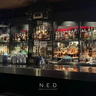 a man standing at the bar