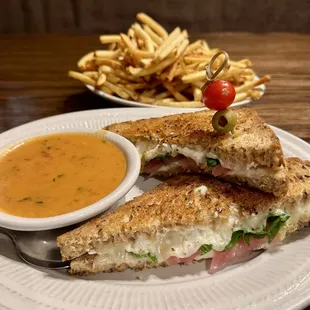 Grilled Cheese and Tomato Soup