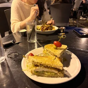 Grilled Chicken Club Sandwich