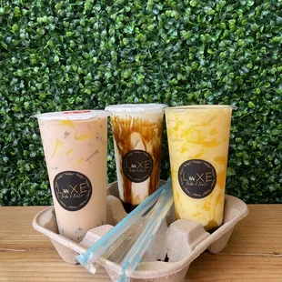 King Kong, Golden Tiger, BTS Drink (Black Tiger Sugar) Boba Milk tea