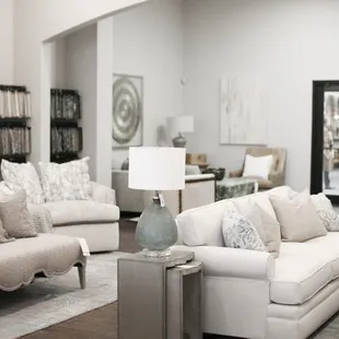 8000sf showroom with plenty of furniture styles and price points available.