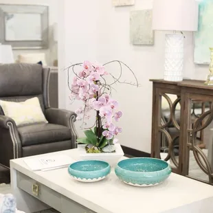 Our showroom inventory is constantly changing and being updated with the newest styles and design trends.