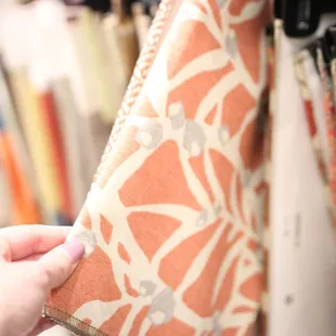 Feel free to browse our fabric selections or ask a Designer to help you choose just the right one!