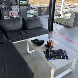 Seating area in our bay