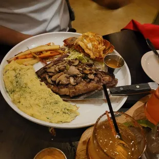 Steak and lobster...delicious!!