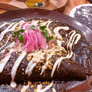 Chicken Enchiladas De Mole Poblano