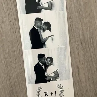 Wedding photo in black &amp; white