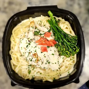 Chicken Alfredo To Go!