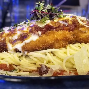 Chicken Parmigiana.