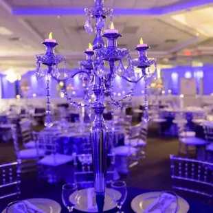 Beautiful decor at the Luxor Banquet Hall, one of the best reception halls in Dallas