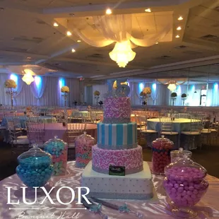 Quinceanera reception at the Luxor Banquet Hall in Dallas