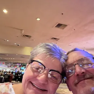 Here we are having coffee getting ready to leave for the airport Friday, April 21st, 2023