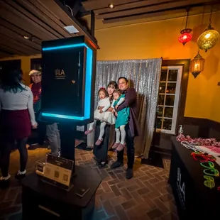 Holiday party photobooth