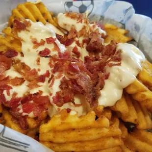 Loaded Waffle fries