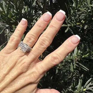 Love my French manicure!!