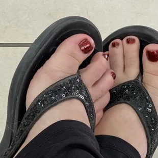 Completed pedi