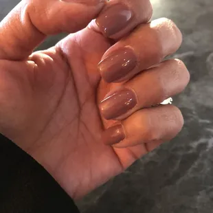 Loving my nails! Kim does an amazing job. I've been a customer for many years now. She's awesome on both hands and feet! :)