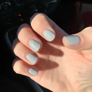 Again, horrible polish