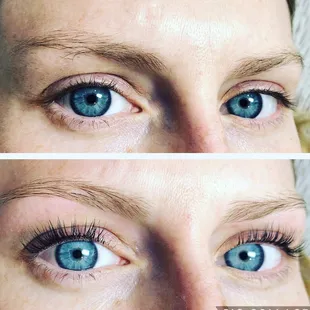 Keratin lash lift+tint+botox . Follow us on IG #elpluxurynails or FB: Luxury Nails Spa for more works. Thank you!!