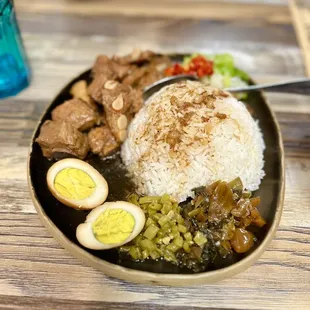 Braised pork rice