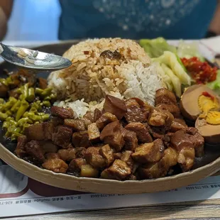 Braised Pork Rice dish