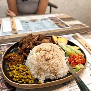 Braised beef with rice