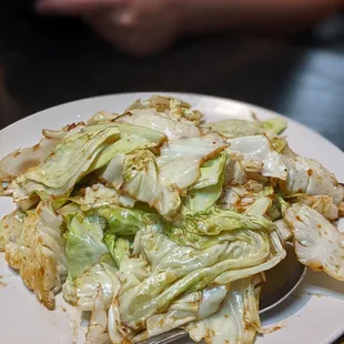 Shredded Napa cabbage