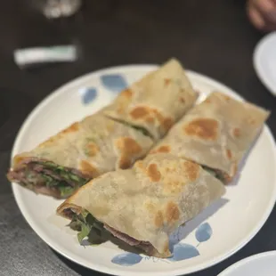 C6. Scallion Pancake Beef Roll