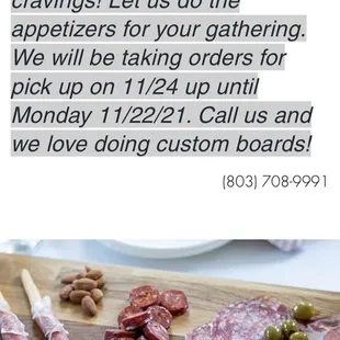 Order your holiday trays early!