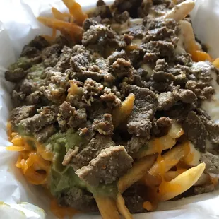 Carne asada fries