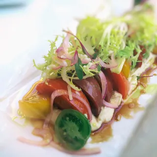 Ensalada de jitomate y sandia